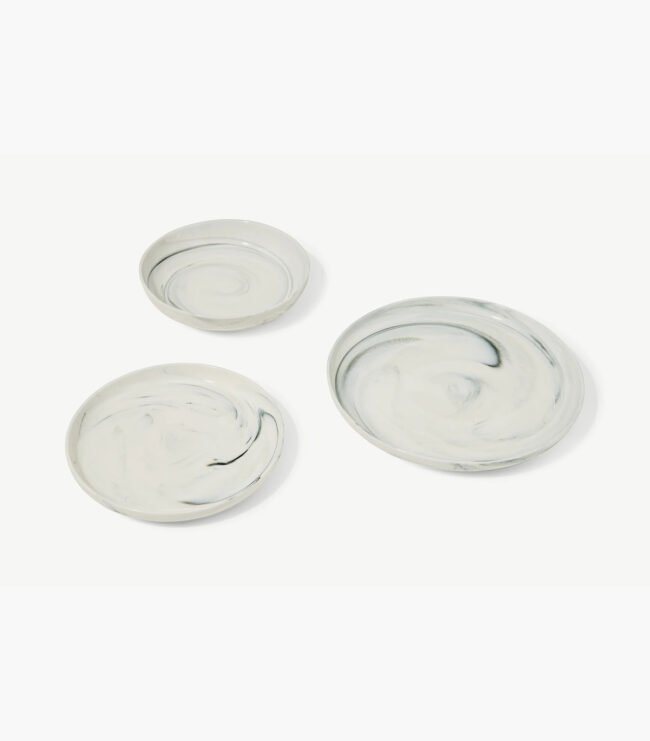 Lillianna 12 Piece Marbled Dinner Set - Image 3