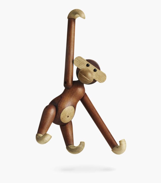 ⁦Kay Bojesen - Wooden monkey⁩ - الصورة ⁦3⁩