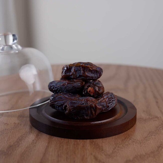 Wooden hostess with glass cover - Image 3
