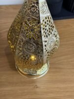 Ramadan Ribbed Dome Golden Lantern - Image 2