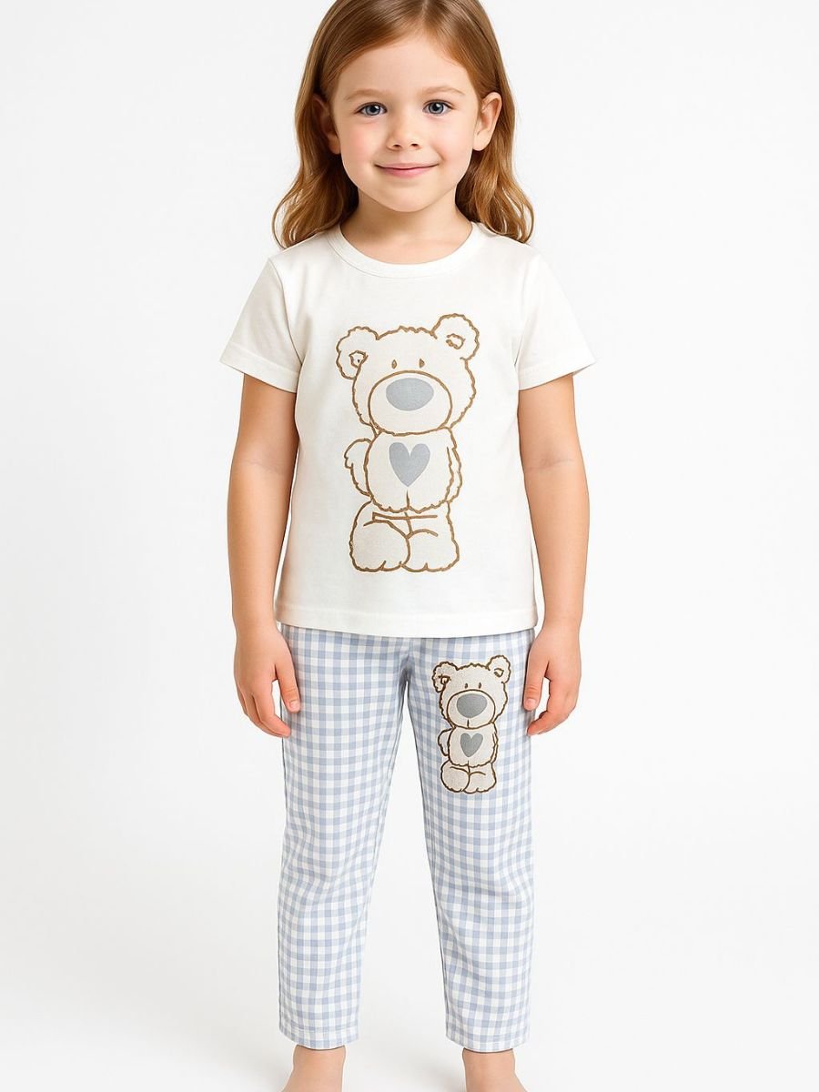 43 Children’s pajama set, two pieces with long pants - Image 1