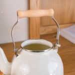 Classic Metal Teapot with Wooden Handle - Image 3