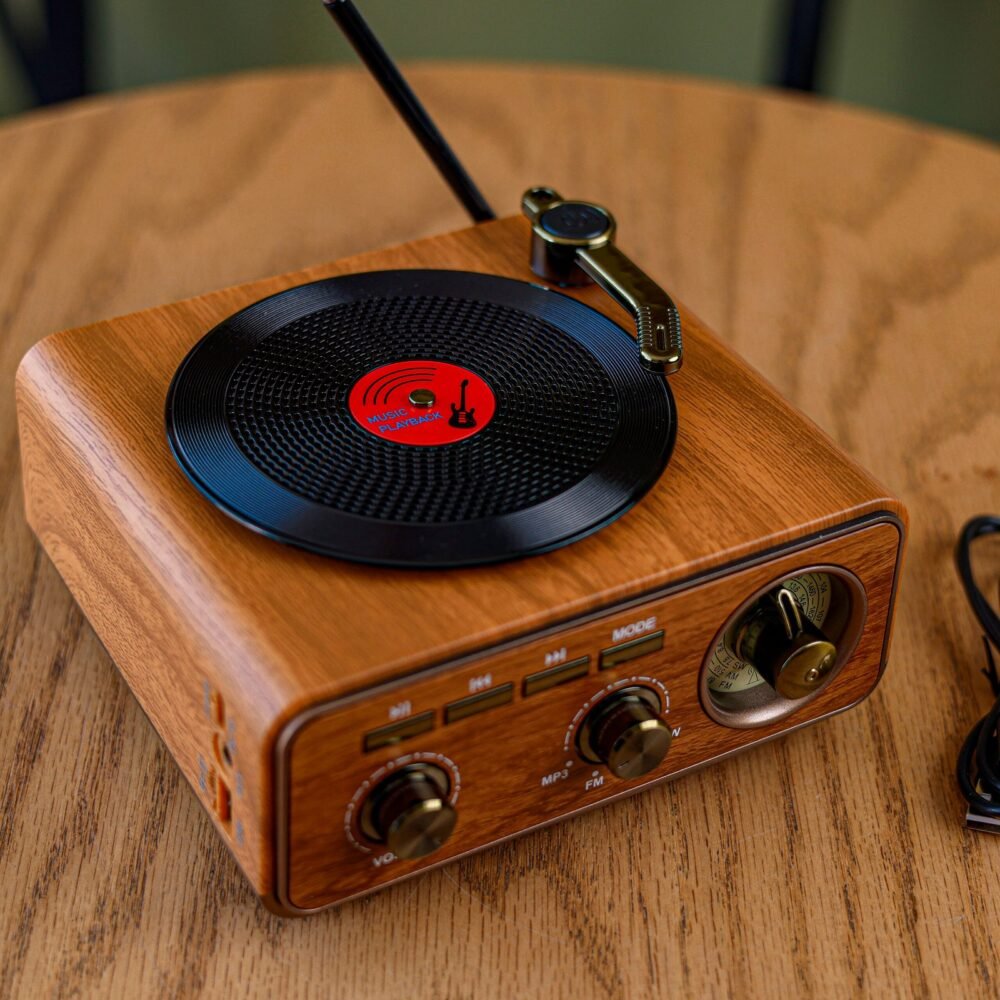 Vintage Wooden Multi-Function Radio - Image 3
