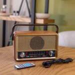 Vintage Wooden Multi-Function Radio