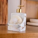 Classic Soap Dispenser with Sponge Holder - Image 2