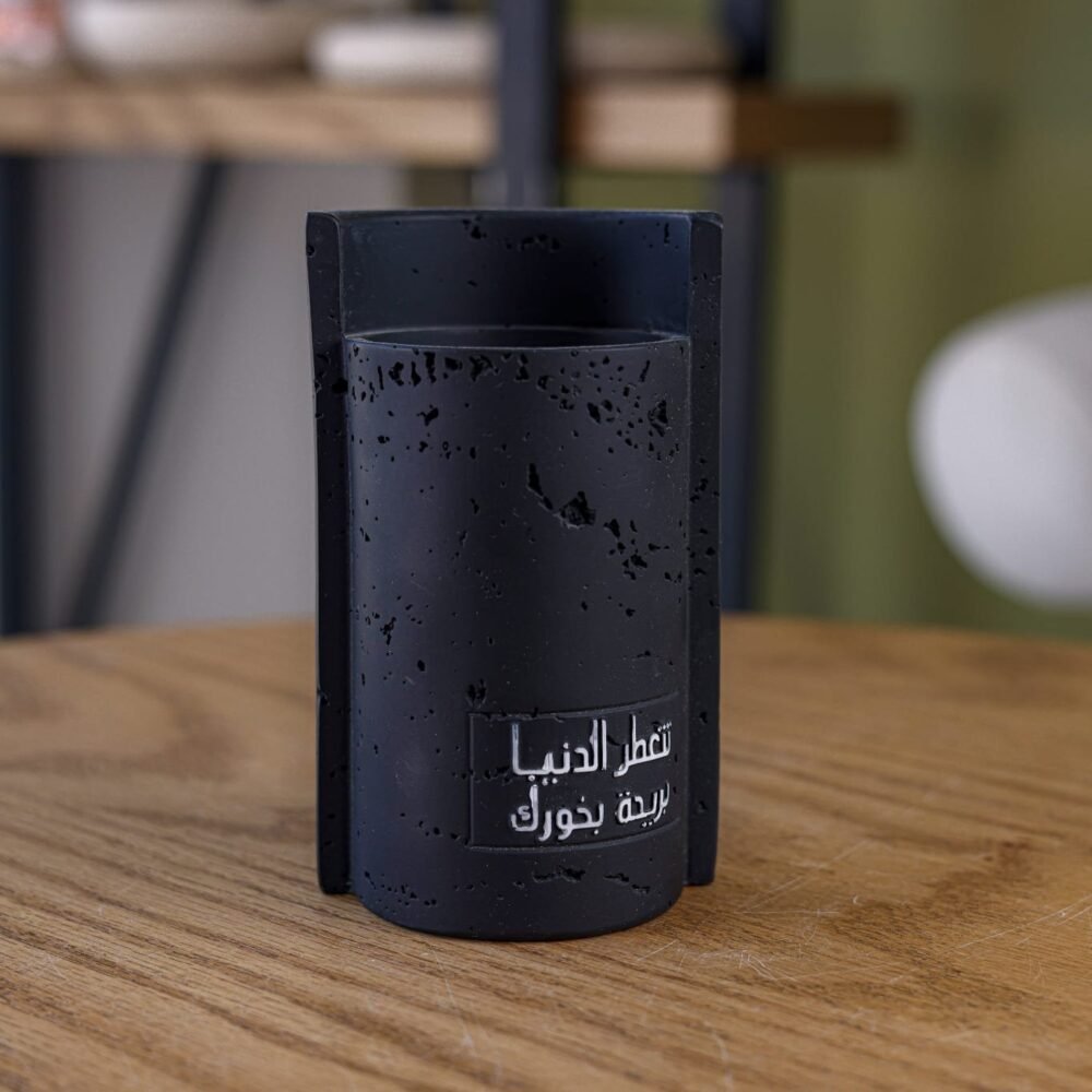 Cylindrical Ceramic Incense Burner - Image 1