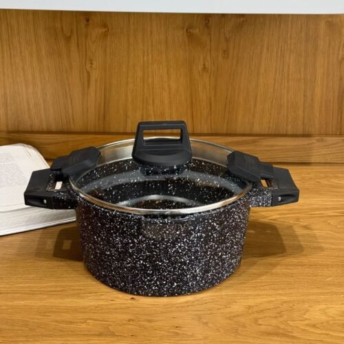 4.5L Non-Stick Granite Casserole Pot – 24cm