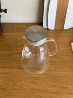 Glass Pitcher with Stainless Steel Lid, 2100 ml Capacity - Image 2