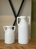 Large Ceramic Vase with Double Handles - Image 3