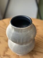 Carved Ceramic Vase – Small Size - Image 4