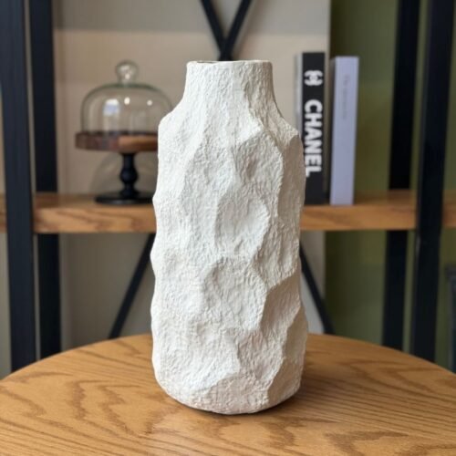 Stone-Effect Ceramic Vase