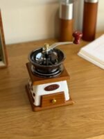 Manual Ceramic & Wood Coffee Grinder – Classic Design - Image 2