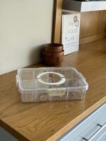 علبة تابروير سناك شفافة مقسمة إلى 8 خانات