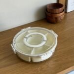 علبة تابروير سناك دائرية قابلة للدوران