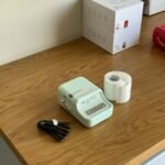 طابعة ملصقات حرارية محمولة