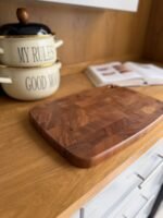 Big Natural Acacia Wood Cutting Board - Image 2