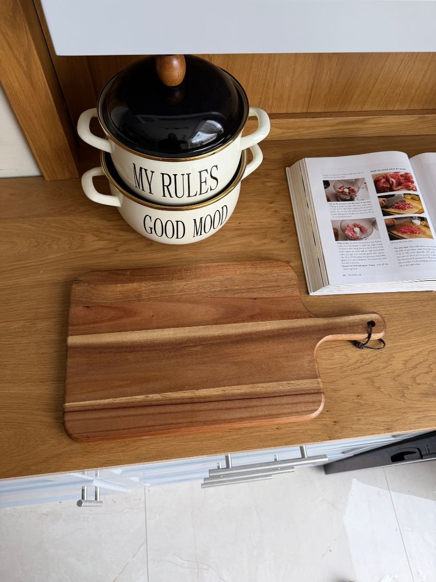 41 Natural Acacia Wood Serving & Cutting Board – Large Size - Image 1