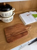 Natural Acacia Wood Serving & Cutting Board – Medium Size