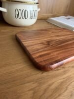 Natural Acacia Wood Serving & Cutting Board – Medium Size - Image 4