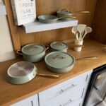 طقم أواني طهي سيراميك صحي – 16 قطعة