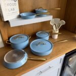 طقم أواني طهي سيراميك صحي – 16 قطعة