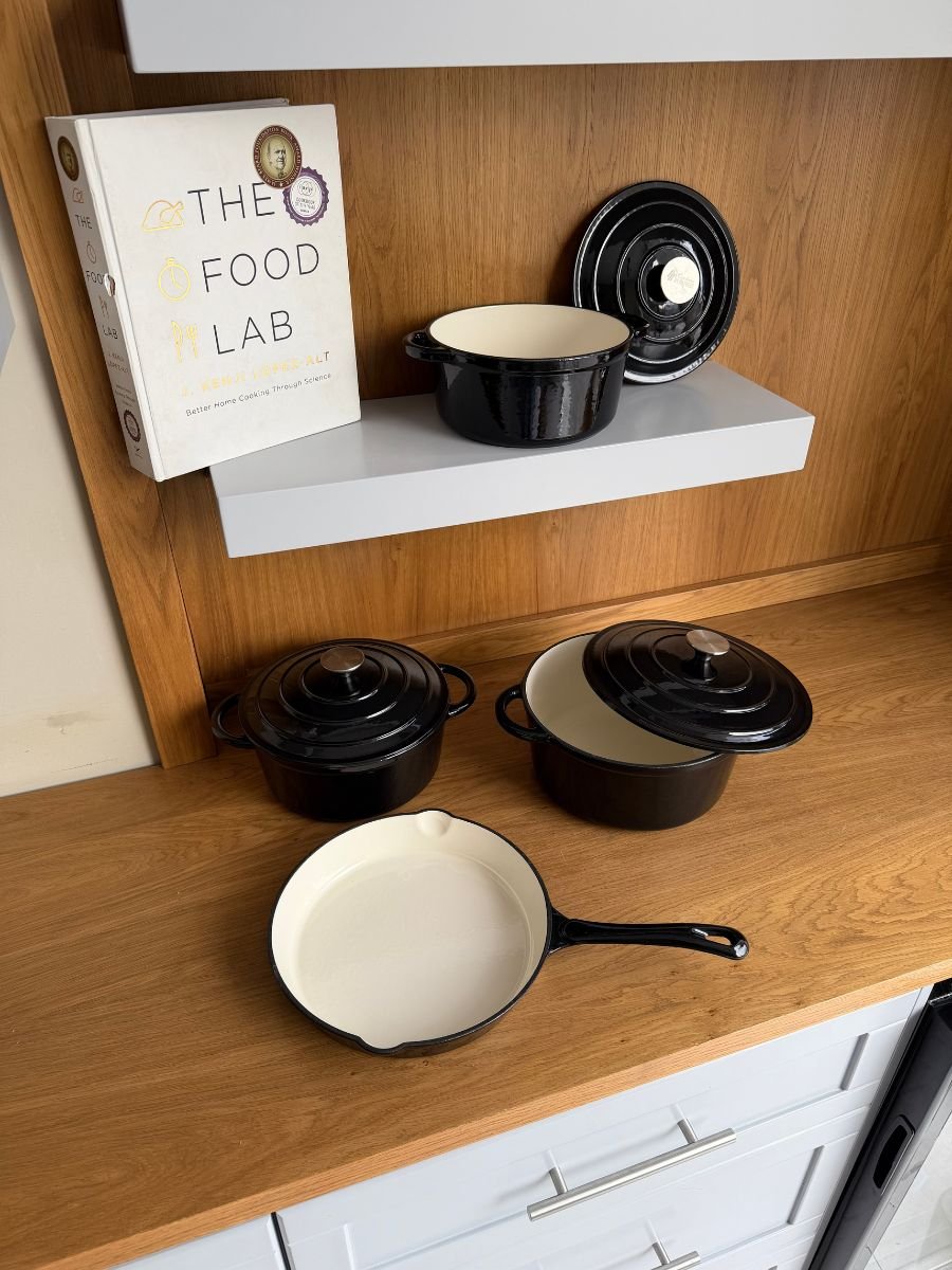 74 طقم طناجر كاست آيرون - الصورة 1