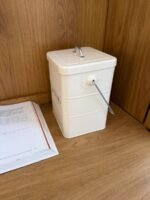 Metal Laundry Powder Storage Canister with Scoop - Image 3
