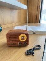 Portable Radio Speaker with High-Sensitivity Antenna