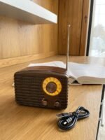 Portable Radio Speaker with High-Sensitivity Antenna