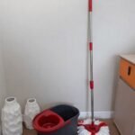 طقم ممسحة دوران مع دلو