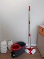 طقم ممسحة دوران مع دلو