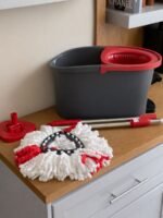 ⁦طقم ممسحة دوران مع دلو⁩ - الصورة ⁦2⁩