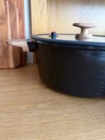 Granite Cookware Set with Glass Lids & Wooden Handles - Image 3