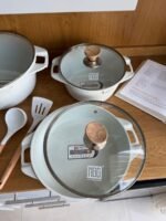 Granite Cookware Set with Glass Lids & Utensils - Image 2