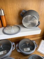 10-Piece Die-Cast Aluminum Non-Stick Cookware Set with Glass Lids - Image 4