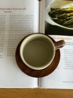 Ceramic Mug with Wooden Saucer - Image 3