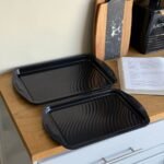 طقم صواني فرن مسطحة (قطعتان) – كبيرة وصغيرة