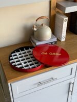 (مناسبة للفرن) صينية حلويات دائرية مع غطاء وشبك تقطيع