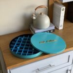 (مناسبة للفرن) صينية حلويات دائرية مع غطاء وشبك تقطيع