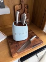 حامل سكاكين SMEG + سكاكين