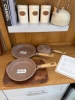 3-Piece Die-Cast Aluminum Ceramic Non-Stick Fry Pan Set