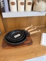 3-Piece Die-Cast Aluminum Ceramic Non-Stick Fry Pan Set - Image 2