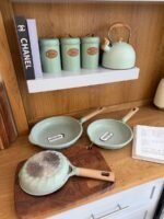 3-Piece Die-Cast Aluminum Ceramic Non-Stick Fry Pan Set