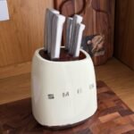 حامل سكاكين SMEG + سكاكين