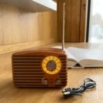 Portable Radio Speaker with High-Sensitivity Antenna