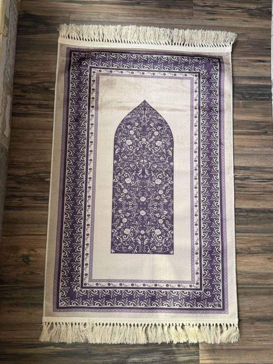 125 سجادة مزخرفة بنفسجي - الصورة 1