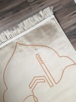 ⁦سجادة مزخرفة بيج⁩ - الصورة ⁦3⁩