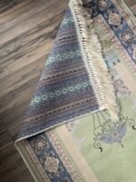 ⁦سجادة مزخرفة اخضر وازرق⁩ - الصورة ⁦4⁩