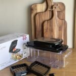 قطّاعة/مفرمة خضار ستانلس ستيل مع علبة تجميع (1.5 لتر)