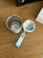 Insulated Travel Mug with Lid & Carry Strap – 360 ml - Image 4